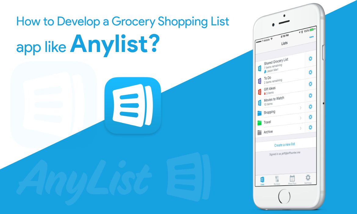 Cost to develop an app like AnyList 